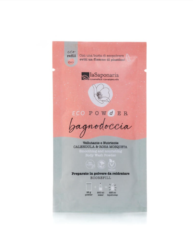 Eco Powder Bagnodoccia Vellutante e Nutriente - La Saponaria