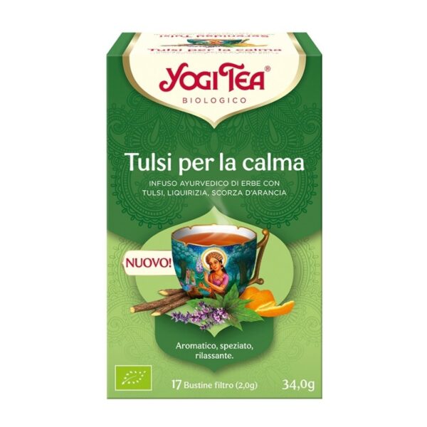 Infuso Tulsi per la calma 17 filtri - Yogi TEa