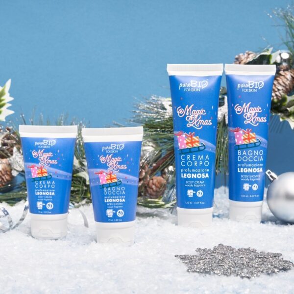Body cream and shower gel kit - Woody Fragrance 75ml - PuroBio