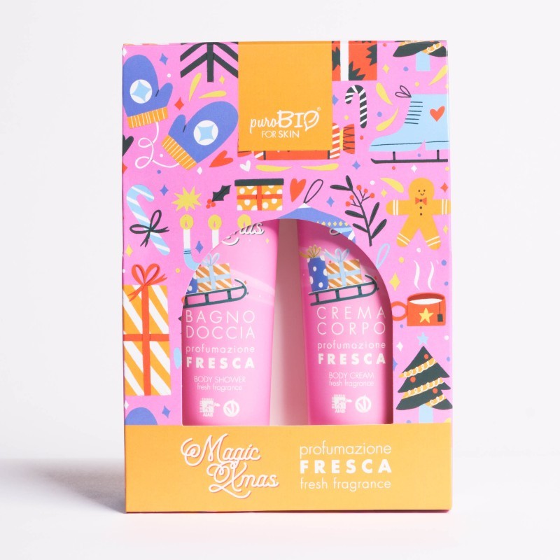 Body cream and shower gel kit - Fresh Fragrance 150ml - PuroBio
