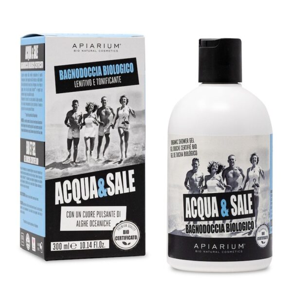 Water and salt shower gel 300ml - Apiarium