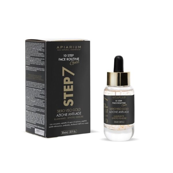 Gold face serum Anti-Age action 30ml - Step7 - Apiarium