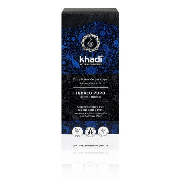 Reiner Indigo-Pflanzenfarbstoff - Khadi