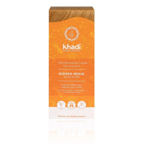 Pflanzliche Haarfarbe Mittelblond - Khadi