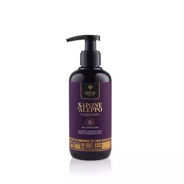 Sapone di Aleppo 40% di olio d'alloro 250ml - Isha Cosmetics
