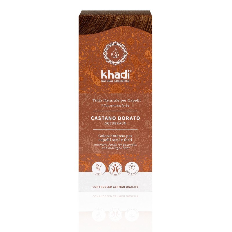 Tinta vegetale Castano dorato - Khadi