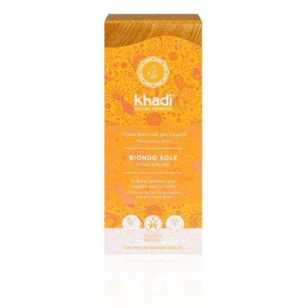 Vegetable Hair Dye Sun Blonde - Khadi