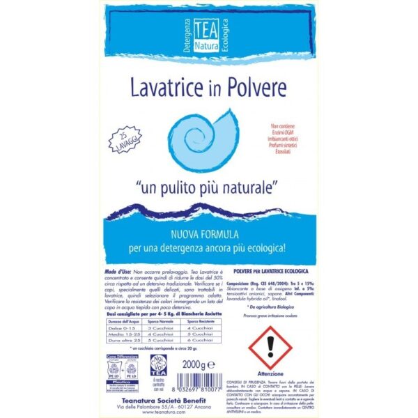 Washing Powder 2kg - Tea Natura