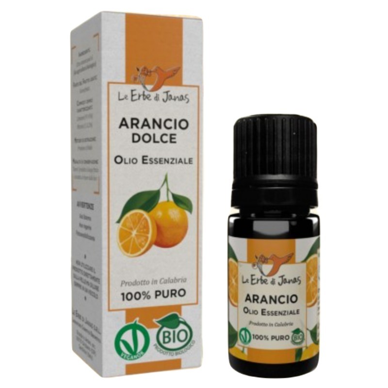 Olio Essenziale Arancio Dolce Calabria 5ml - Le Erbe di Janas