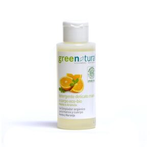 Detergente Delicato Mani e Corpo 100ML - MENTA E ARANCIO - Greenatural -