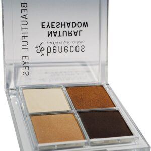 Natural Quattro Eyeshadow COFFEE & CREAM - Benecos -