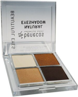 Natural Quattro Eyeshadow COFFEE & CREAM - Benecos -
