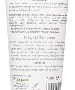 Gel Dentifricio bambini alla fragola - Anthyllis -