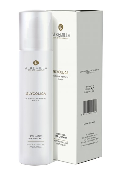 Glycolica crema viso Iperidratante - Alkemilla -