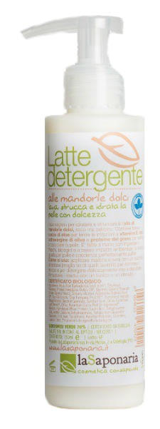 Latte detergente alle mandorle dolci - La Saponaria -