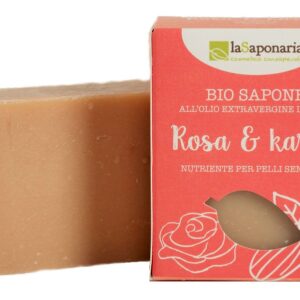 Sapone all'olio extrav. d'oliva - ARANCIA e CANNELLA - La Saponaria -