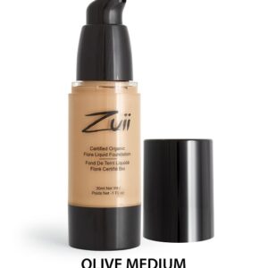 Fondotinta Liquido Bio - OLIVE MEDIUM - Zuii Organic -
