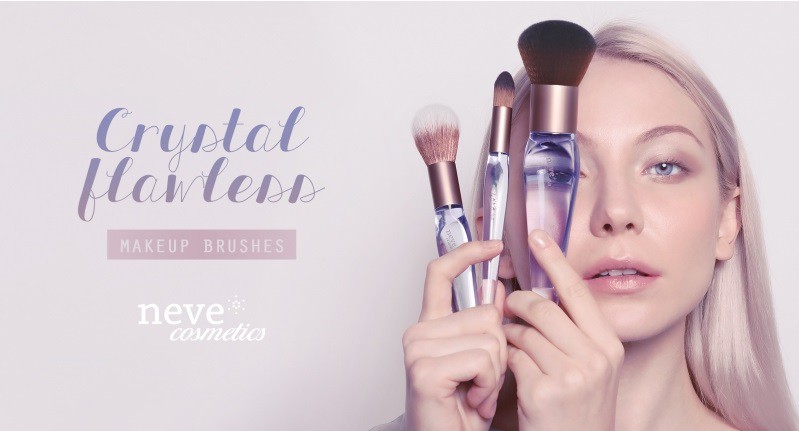 Pennello Crystal - FLAT - Neve Cosmetics -
