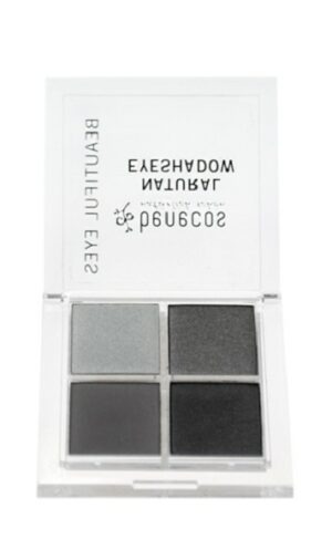 Natural Quattro Eyeshadow - SMOKEY EYES - Benecos -