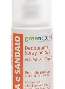 Deodorante Spray Mirra e Sandalo - Greenatural -
