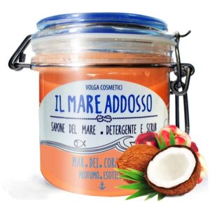 Il Mare Addosso - Sapone Scrub Mar dei Coralli - Volga Cosmetici -