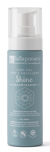 Idro-gel viso illuminante SHINE - La Saponaria