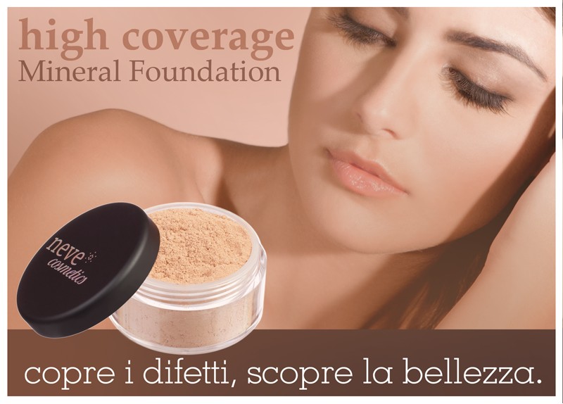 Fondotinta minerale High Coverage DARK WARM - Neve Cosmetics