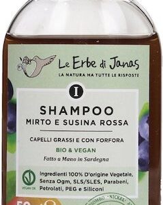 Shampoo Capelli grassi e forfora MINI TAGLIA - Le Erbe di Janas -