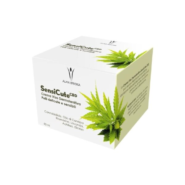 SensiCuteCBD - Crema Viso Dermolenitiva 50ml - Alma Briosa