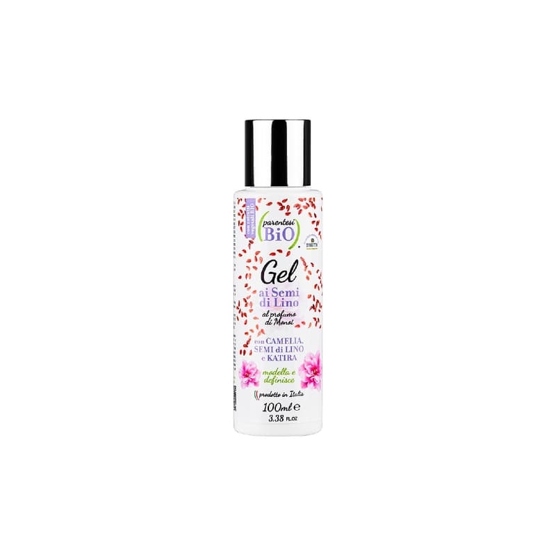 Gel ai semi di lino con Camelia e Katira al profumo di Monoi 100ml - Parentesi Bio