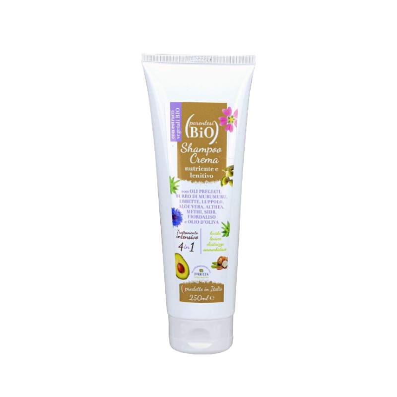 Shampoo crema nutriente e lenitivo 250ml - Parentesi Bio