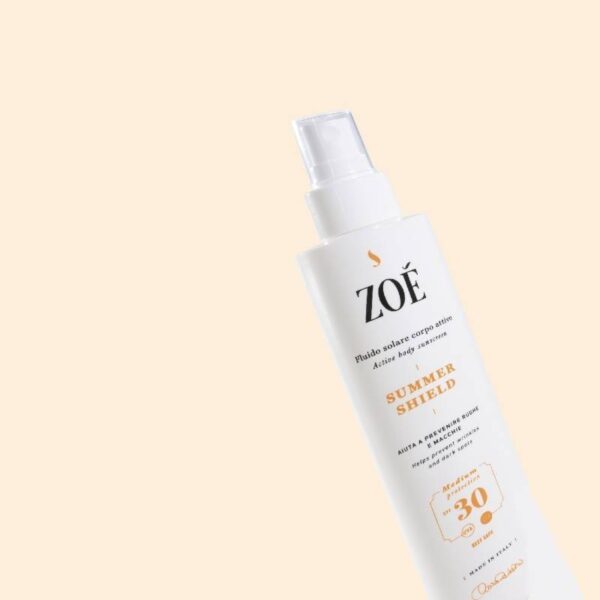 Summer Shield - Crema solare corpo antimacchia e antirughe spf 30 con Pino Marittimo - Zoé - immagine 2