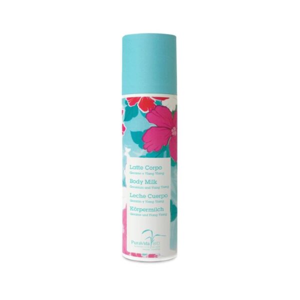 Latte corpo Geranio e Ylang Ylang 200ml - Puravida Bio