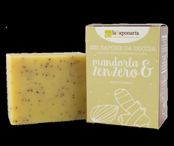 Sapone da doccia mandorla e zenzero - La Saponaria