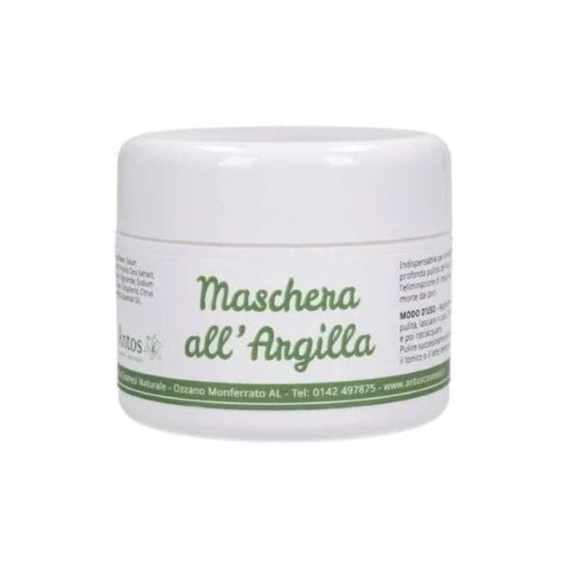 Maschera all'argilla purificante viso 100ml - Antos