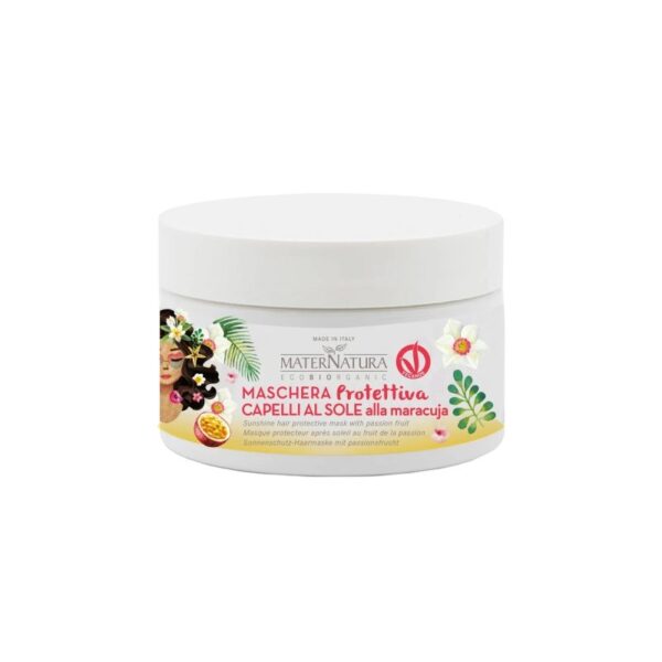 Maschera protettiva capelli al sole alla maracuja 200ml - Maternatura