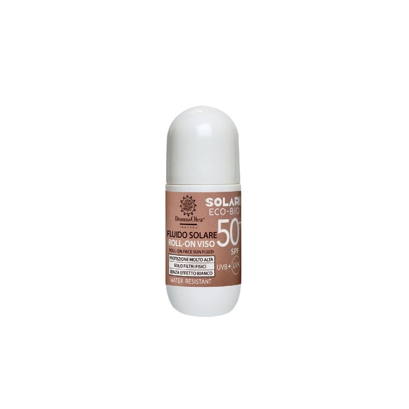 Fluido Solare Roll-on Viso Spf50+ 50ml - Domus Olea Toscana