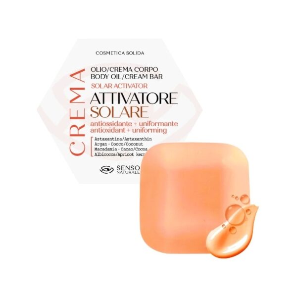 Crema / Olio Solido Attivatore Solare - Sensonaturale