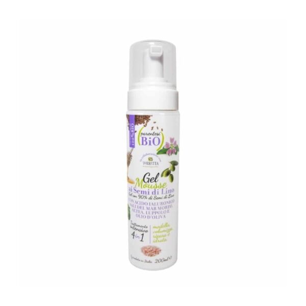 Gel Mousse ai Semi di lino 200ml - Parentesi Bio
