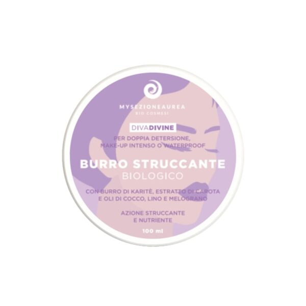 Burro Struccante Biologico Per Doppia Detersione, Make-Up Intenso O Waterproof Diva Divine - My Sezione Aurea