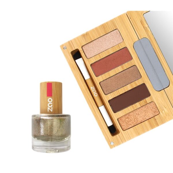 Warm e Glow Set | pochette & palette  - Zao Organic - immagine 2