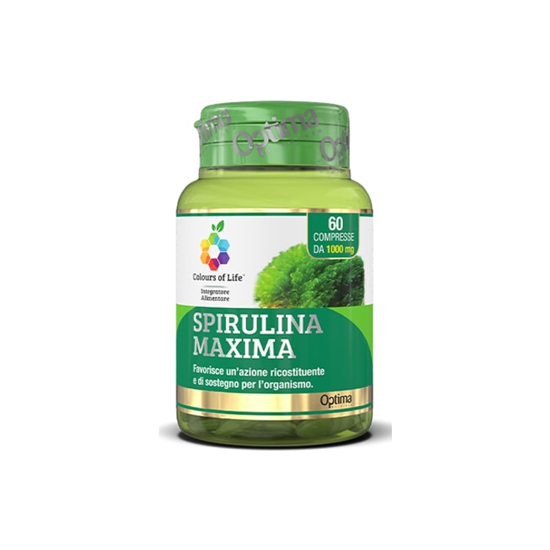 Integratore Spirulina Maxima 60 caps - Colours of Life
