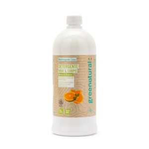 Detergente mani e corpo Menta & Arancio 1l - Greenatural