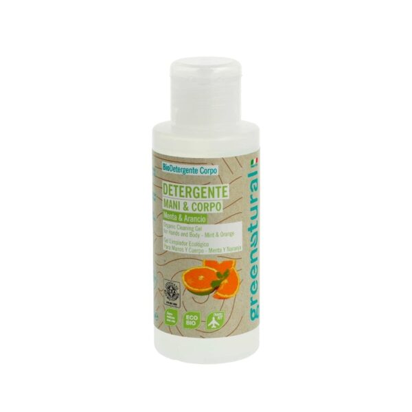 Detergente mani e corpo Menta & Arancio 100ml - Greenatural