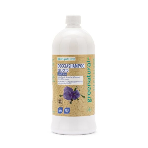 Doccia shampoo Lino & Riso 1tl - Greenatural