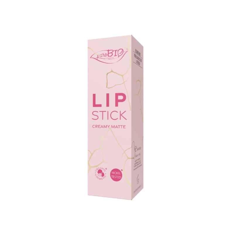 Rossetto - Lipstick Creamy Matte 01 Unique Rose - puroBio - immagine 3
