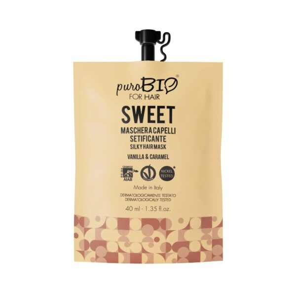 Maschera per capelli secchi e spenti Sweet 40ml - PuroBio