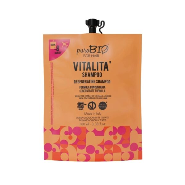 Shampoo Vitalità in bustina 100ml - PuroBio