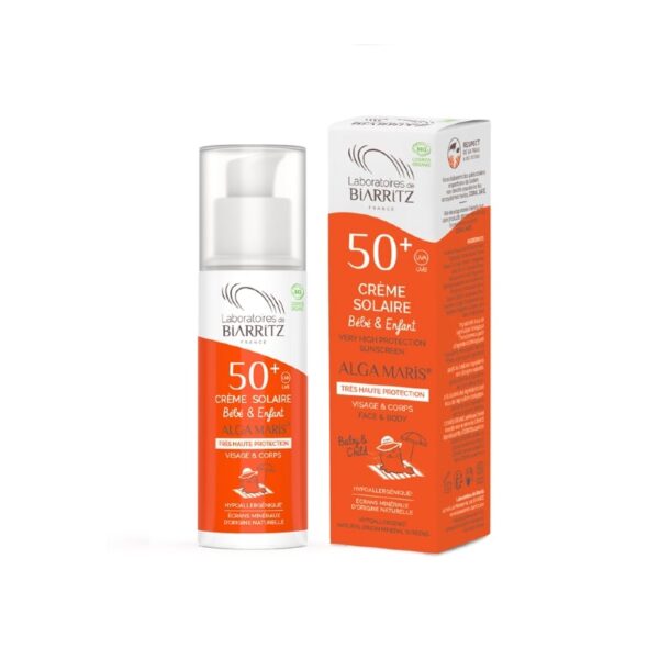 Crema Solare Bio SPF50+ Baby 50ml - Alga Maris