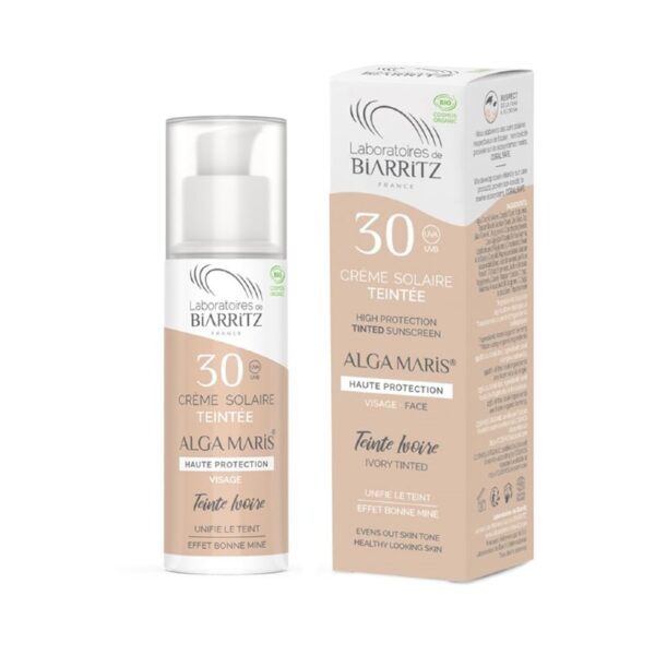 Crema Solare Colorata Viso Avorio  SPF30 - Alga Maris